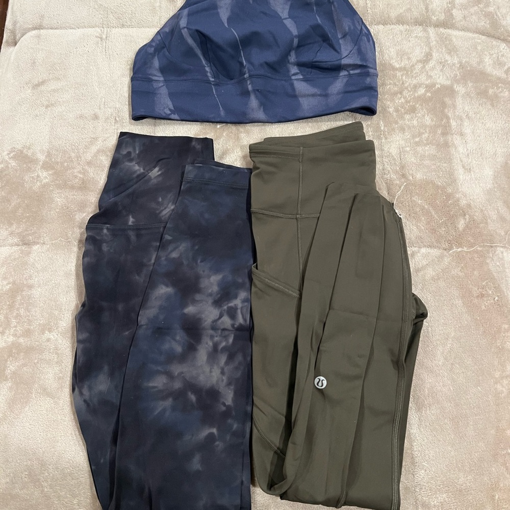 Lululemon Bundle leggngs and bra